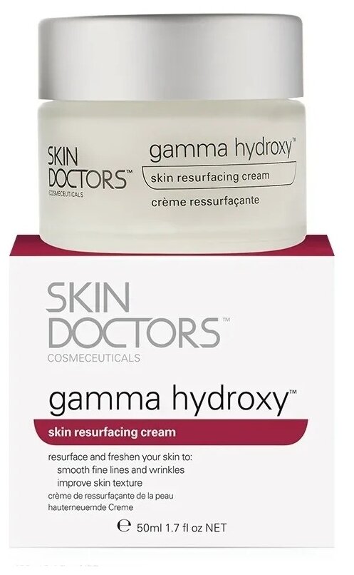 Skin Doctors Gamma Hydroxy Обновляющий крем против рубцов, морщин, различных нарушений пигментации и видимых признаков увядания кожи лица, 50 мл