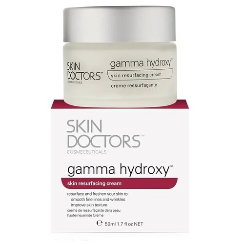 Skin Doctors Gamma Hydroxy Обновляющий крем против рубцов, морщин, различных нарушений пигментации и видимых признаков увядания кожи лица, 50 мл skin doctors омолаживающий крем против морщин и других признаков увядания кожи beelift 50 мл skin doctors antiage