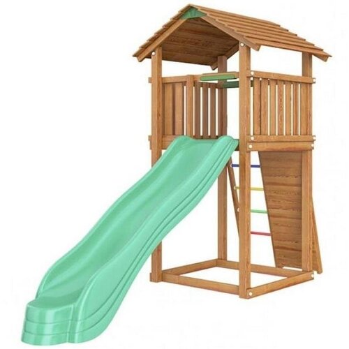 Игровой комплекс New Sunrise Jungle Cottage (спортивно-игровая площадка для дачи и улицы)