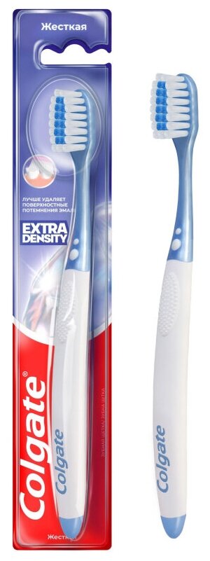 Зубная щетка COLGATE Extra Density жесткая цвет в ассортименте