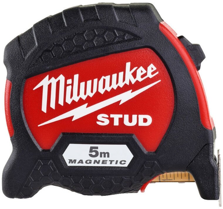 Рулетка Milwaukee PREMIUM магнитная STUD GEN II 5м*33мм — фото 1