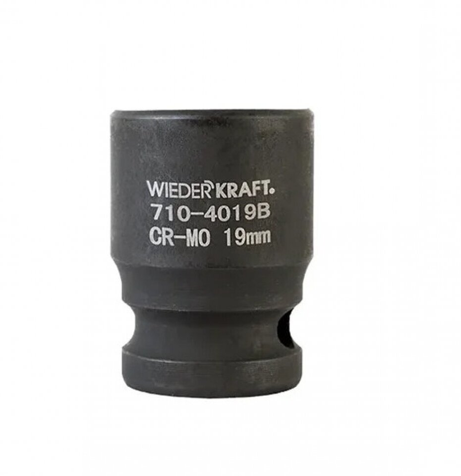 Головка торцевая ударная WIEDERKRAFT 1/2" 6 гр. 19 мм WDK-710-4019