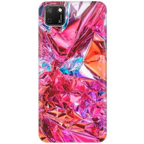 фото Re:pa накладка transparent для huawei y5p / honor 9s с принтом "розовая фольга"