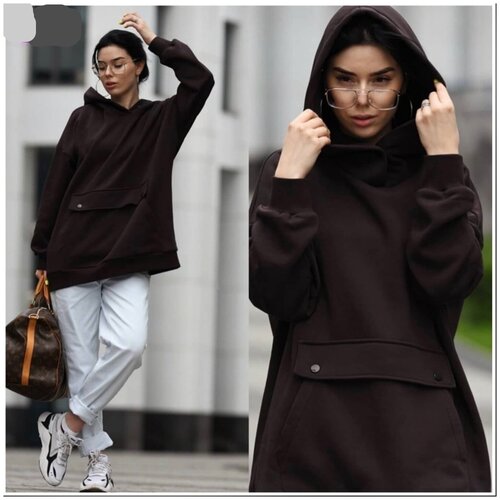 фото Толстовка женская на флисе размер 54-56 россия