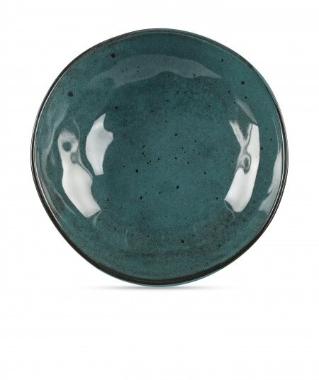 Тарелка суповая, керамика, 22 см, Stone Turquoise, Fioretta, TDP572