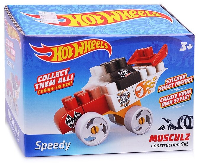 Конструктор 709 Машинка Hot Wheels, серия musculz Speedy