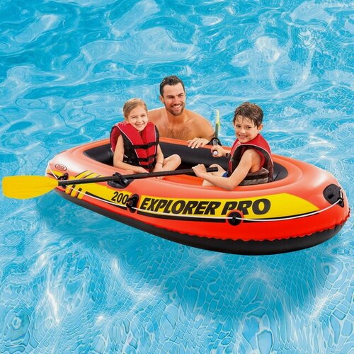 Изображение товара Надувная лодка Explorer Pro-200 (Эксплорер Про-200) 196*102*33 см, INTEX (Интекс), 58356