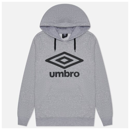 Мужская толстовка Umbro FW Large Logo Hoodie серый, Размер S