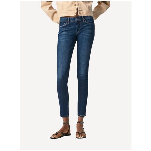 фото Джинсы женские, pepe jeans london, артикул: pl204174, цвет: синий (h45), размер: 27/32