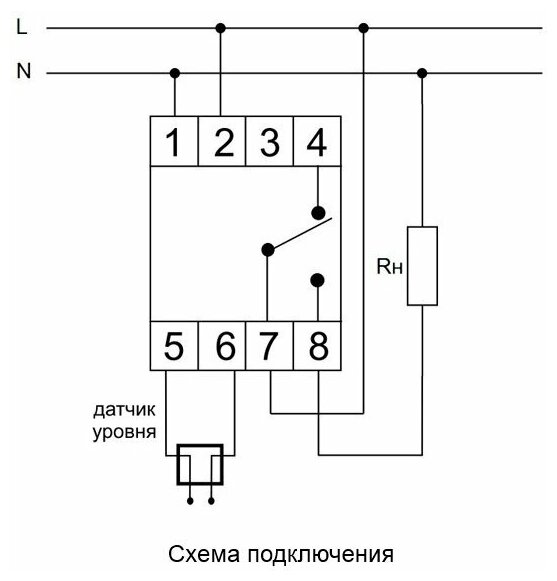 Одноуровневое реле контроля уровня жидкости F&F PZ-828 EA08.001.001 - фотография № 12