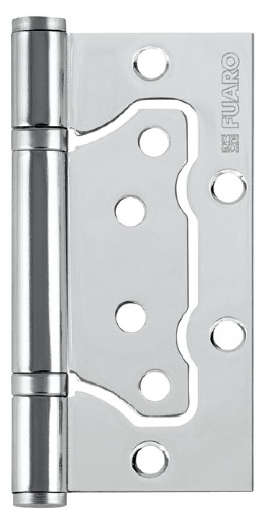 Универсальная петля без врезки Fuaro 500-2BB 100x25 CP хром 32329