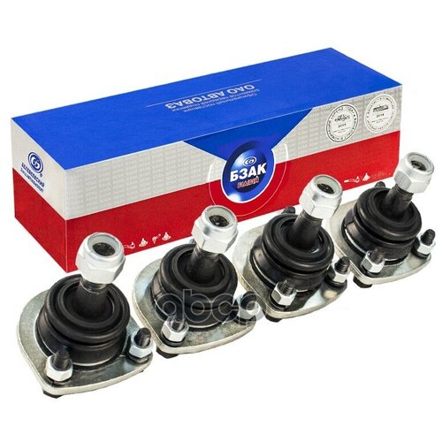 Комплект Шаровых Опор бзак-Профи Усиленные 2101 2 Верхние Усиленные 2 Нижние Усиленные Крепё бзак арт 906523 3446₽