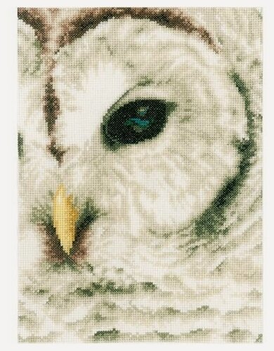 Изображение товара Набор для вышивания Lanarte PN-0163781 "Белая сова" 26 x 19 см