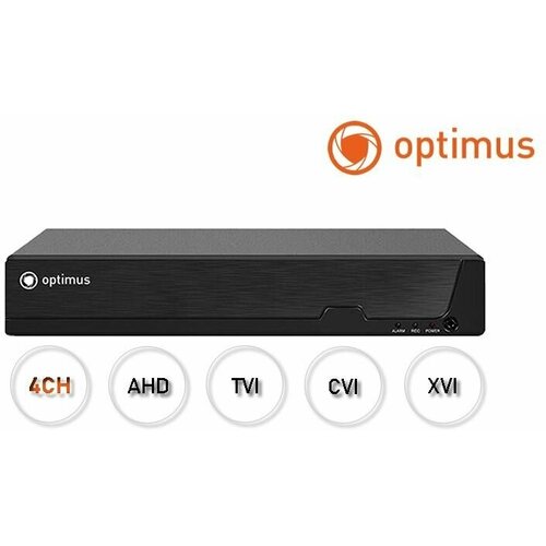 цифровой гибридный видеорегистратор optimus ahdr 3004hea 6 в 1 ahd tvi cvi cvbs ip 4 канала 5m n 2 ip камеры 1080p 4 1 rca h 265 удаленное управление Цифровой гибридный видеорегистратор Optimus AHDR-3004HE_V.1