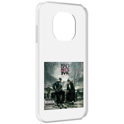 чехол mypads eminem bad meets evil – hell the sequel для itel a49 a58 a58 pro задняя панель накладка бампер Чехол MyPads Eminem BAD MEETS EVIL – HELL THE SEQUEL для Blackview BL8800 / BL8800 Pro задняя-панель-накладка-бампер