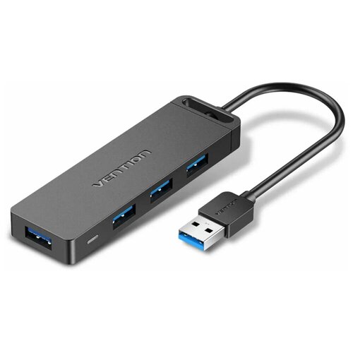 USB хаб Vention на 4 порта версий 3.0 шнур 1 метр, адаптер переходник высокоскоростной концентратор OTG арт. CHLBF