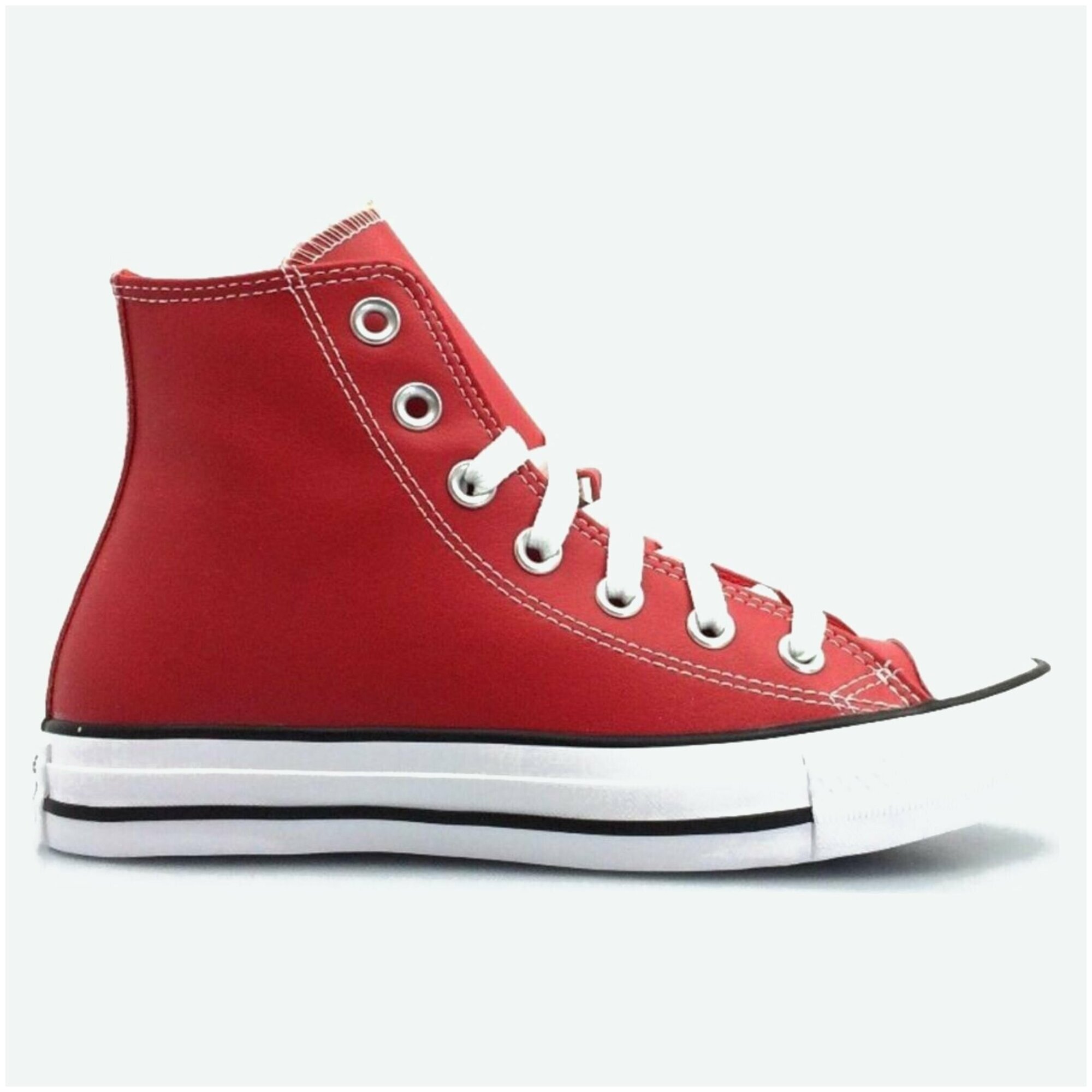 Купить Кеды Converse Chuck Taylor All Star 172698 кожаные высокие красные  за 14040р. с доставкой