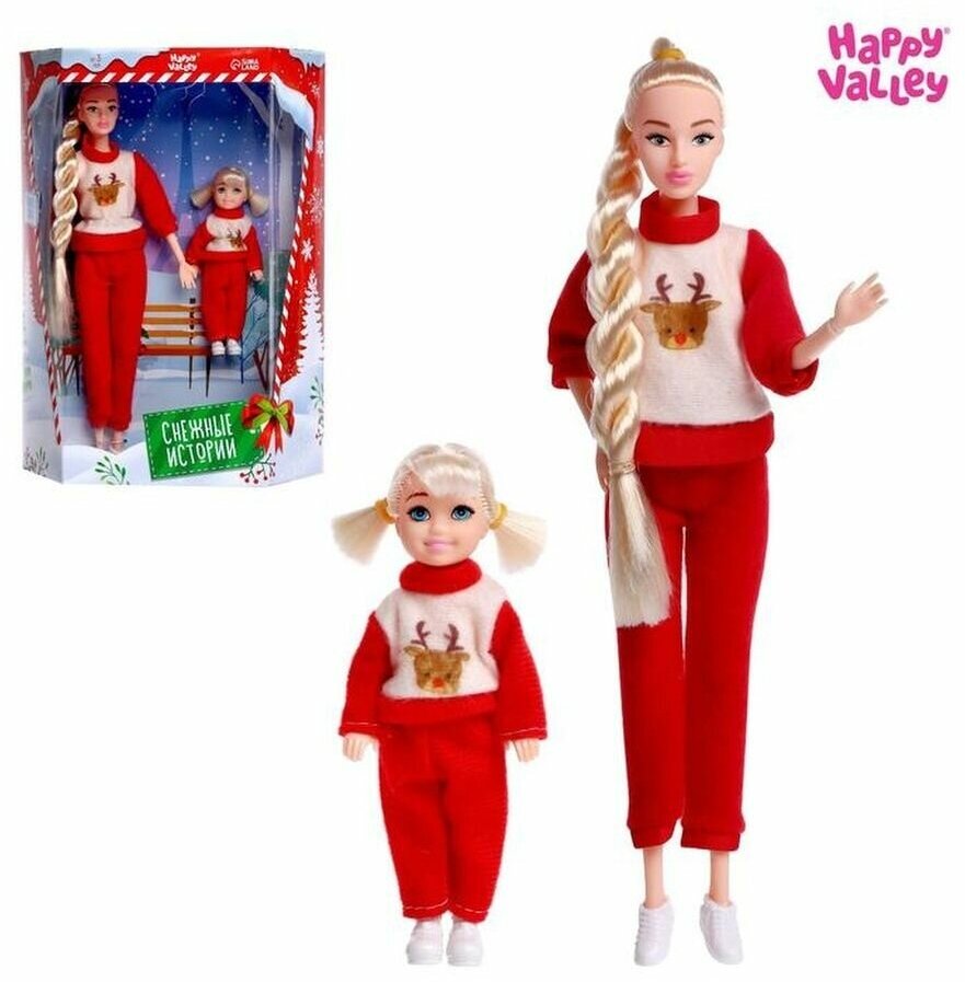 Набор кукол Family Look Ксения - Снежные истории