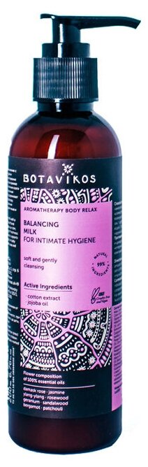 Молочко для интимной гигиены Botavikos Aromatherapy Balancing Milk 200 мл