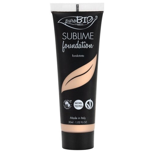 PuroBIO Тональный крем Sublime Foundation Fondotinta, 30 мл, оттенок: 01 purobio тональный крем sublime foundation fondotinta 30 мл оттенок 01