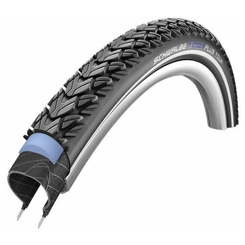 фото Покрышка schwalbe 26x1.75 (47-559), marathon plus tour perf, smartguard, twinskin, b/b+rt hs404 ec 67epi, 11131404