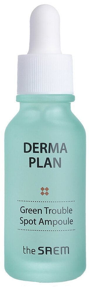 Сыворотка для лица The Saem Derma Plan Green Trouble Spot Ampoule - фото №6