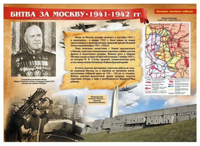 Комплект плакатов "Великие военные победы". 16 плакатов с методическим сопровождением. - фото №6