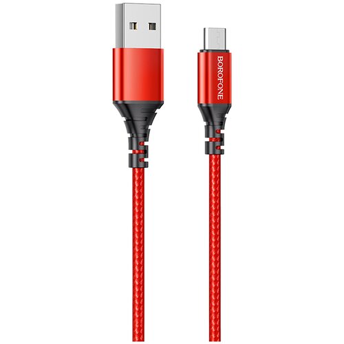 Кабель Type-C Borofone BX54 3A 1m красный borofone кабель borofone bx63 microusb usb 2 4 а 1 м tpe оплётка красный