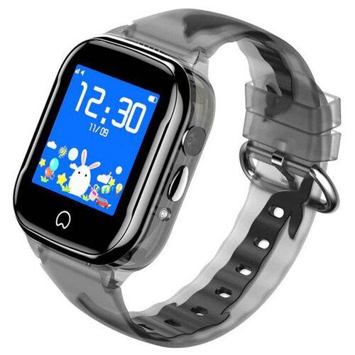 Умные детские часы-телефон-трекер с GPS и камерой K21 тёмные sim камера звонки сенсорный экран SOS 663000₽