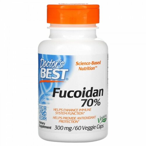 Фукоидан 70% Doctor's Best, 60 таблеток