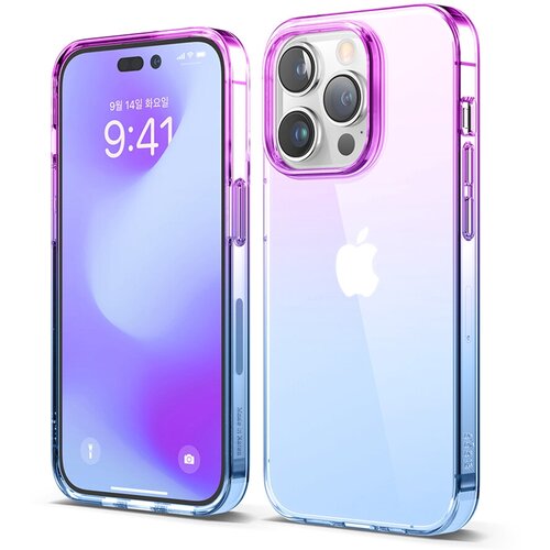 Чехол Elago AURORA Gradient для iPhone 14 Pro фиолетово-синий mg designs back sticker iphone 14 pro wing purple
