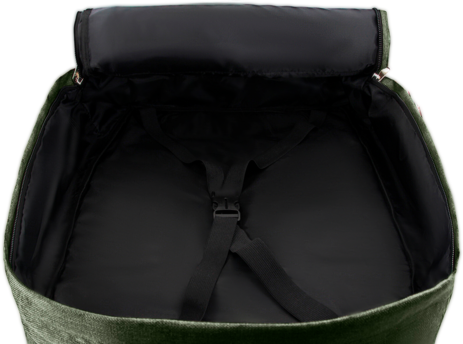 Рюкзак сумка чемодан ручная кладь S в самолет дорожная 44 л, хаки - фотография № 8
