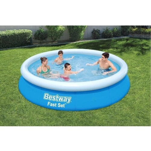 Бассейн Bestway, быстроустанавливаемый, 305х76см, 3638л бассейн bestway fast set 457x84cm 9677l 57313 bw