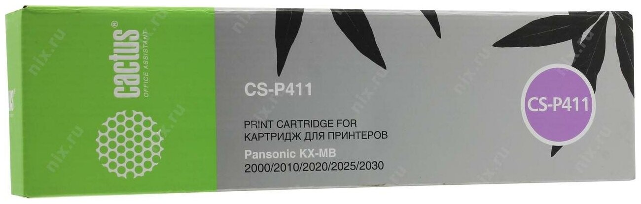 Cartridge toner Cactus CS-P411 FAT411A7 black (2000p.) for Panasonic MB1900/MB2000/MB2010/MB2020/MB2 - фотография № 2