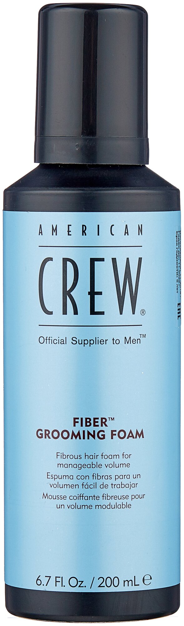 American Crew Пена Fiber Grooming Foam для сильной фиксации, 200 мл, 200 г