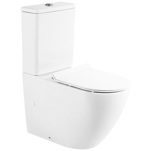 BelBagno Унитаз-компакт BelBagno Sfera-r BB2141CPR унитаз компакт belbagno sfera r bb2141cpr крышка bb901sc безободковый с микролифтом