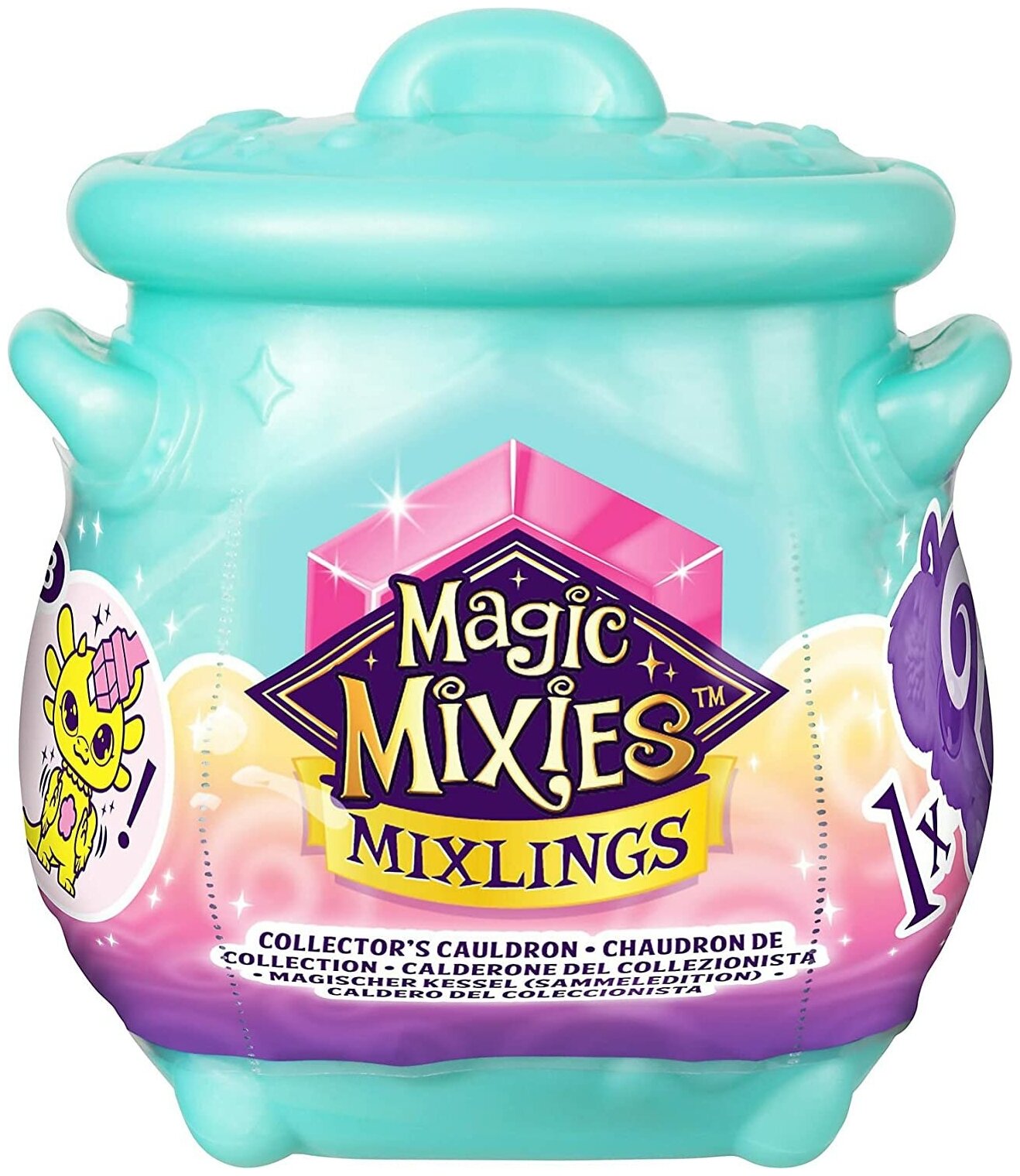 Новинка мини волшебный котел Magic Mixies Mixlings Collector Cauldron серия Power Unleashed бирюзовый