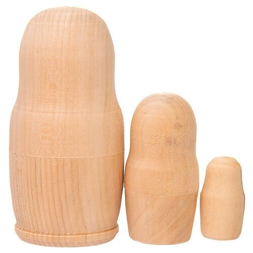 Матрешка заготовка 3 места 10,5 см