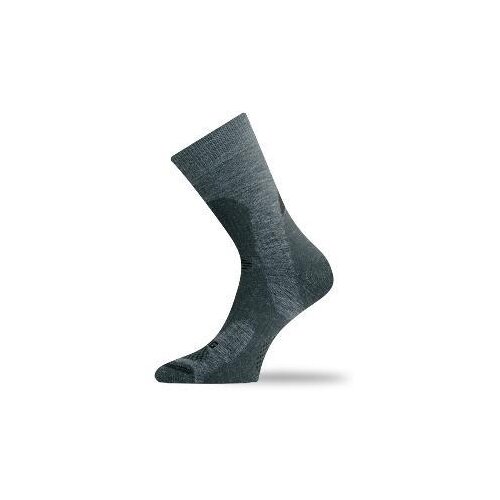 фото Носки lasting trp 889, wool+polyamide, серый с темными вставками, размер l (trp889-l)