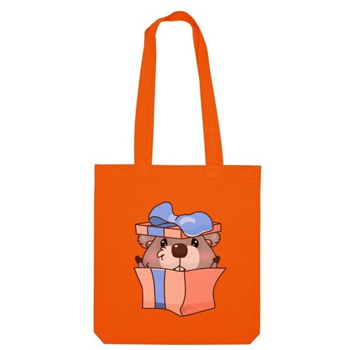 фото Сумка шоппер us basic, оранжевый