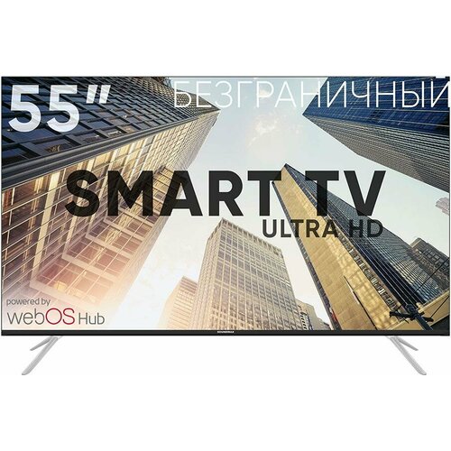 Soundmax SM-LED55M03SU (черный/белый)