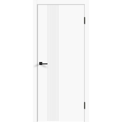 Дверь межкомнатная VellDoris Scandi 3D 1, белый, 900x2000, LR, без врезки замка и петель