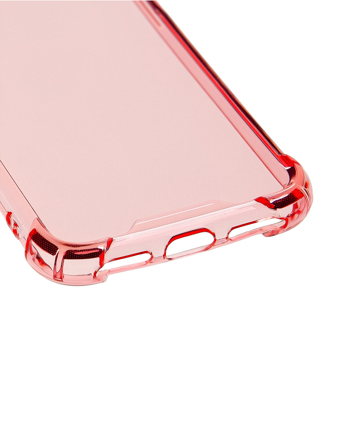 Чехол силиконовый на телефон Apple iPhone SE 2020 7, SE 2020 8 прозрачный противоударный, бампер с усиленными углами для смартфона Айфон СЕ 7, СЕ 8, розовый