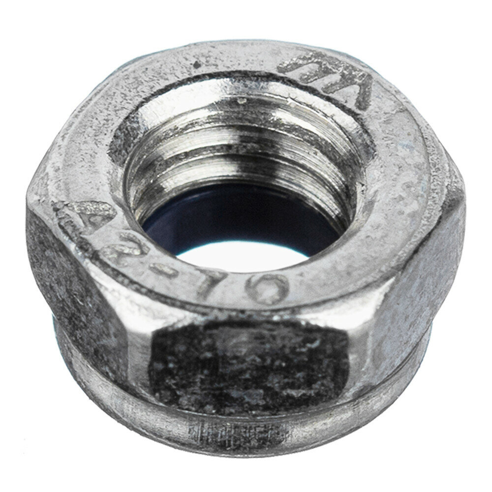 Гайка самоконтрящаяся нержавеющая сталь М6 DIN 985 (10 шт.)