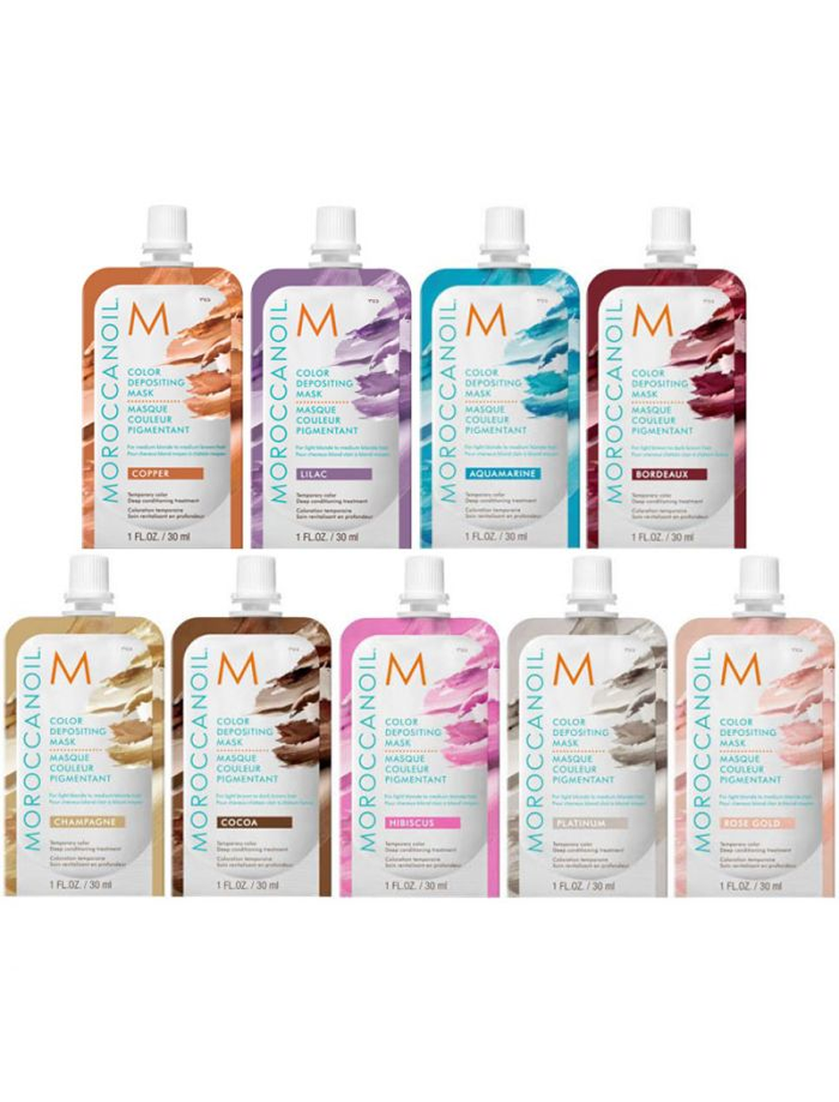 Тонирующая маска Color Depositing Mask Platinum (140639, 30 мл) Moroccanoil - фото №13