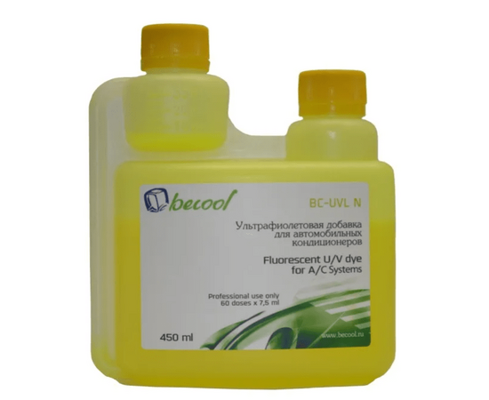 UV добавка для определения утечек фреона Becool BC-UVL 450мл