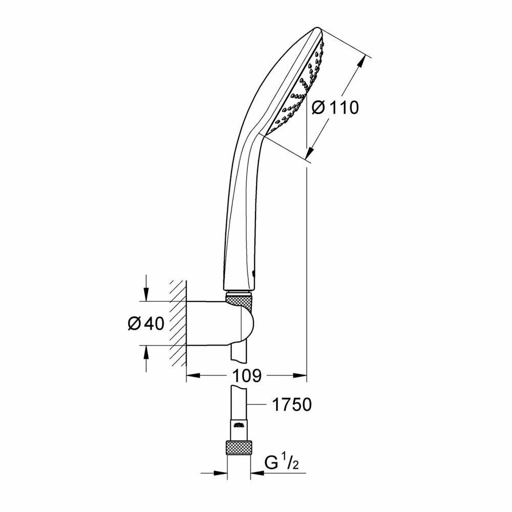 Душевой гарнитур Grohe - фото №11