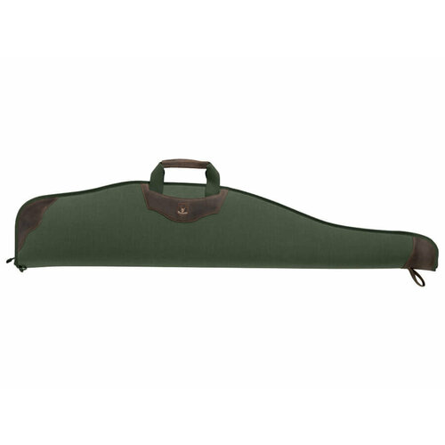 RISERVA Rifle cover with extra-plus padding green cm, зеленая кордура/кожа, с ручками.