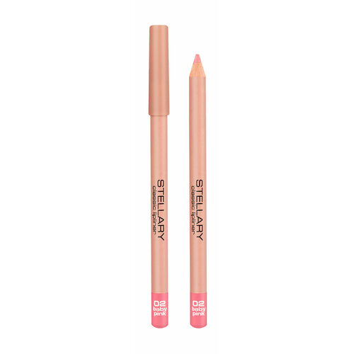 фото Stellary карандаш для губ lipliner, 1,35 г, 02 розовый