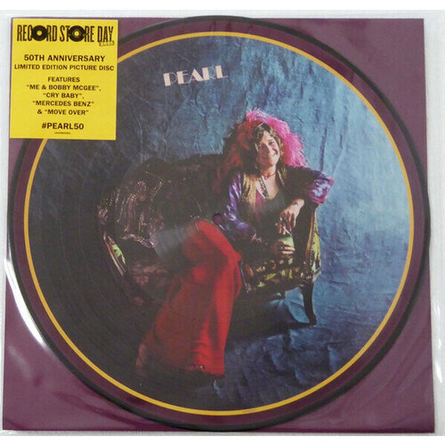 Виниловая пластинка Janis Joplin. Pearl (LP, Limited Edition, Picture Disc, Stereo) the who who s next limited edition picture disc